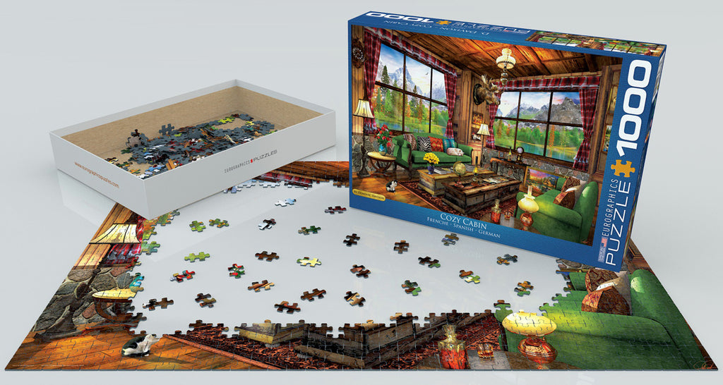 Cozy Cabin 1000-Piece Puzzle
