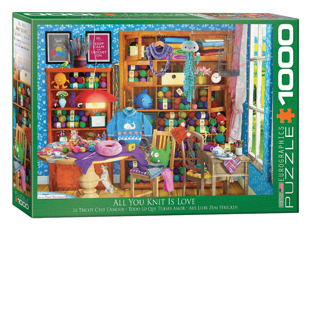 All you Knit is Love 1000-Piece Puzzle