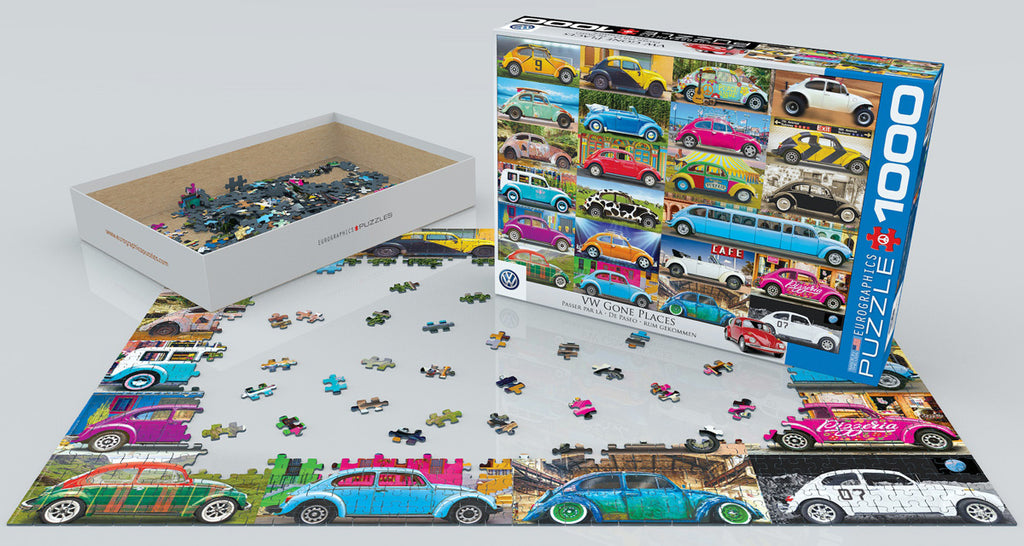 VW Gone Places 1000-Piece Puzzle