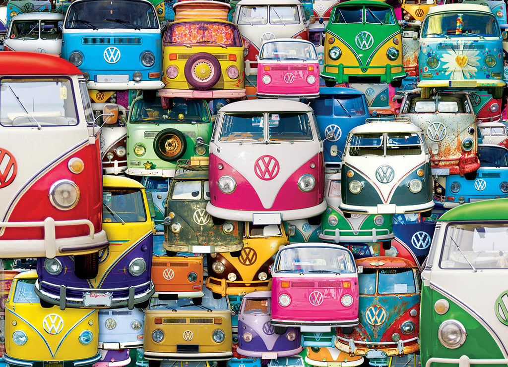 La collection VW groovy<br>Casse-tête de 1000 pièces