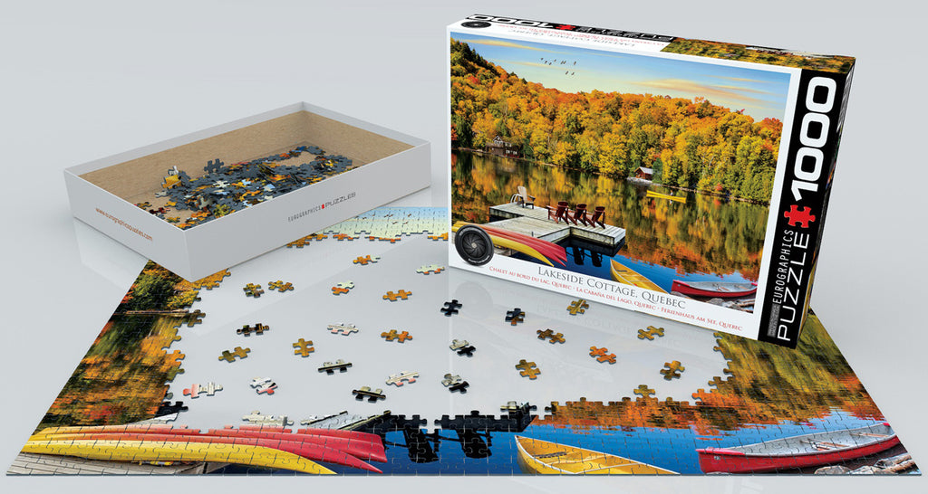 Lakeside Cottage Quebec 1000-Piece Puzzle