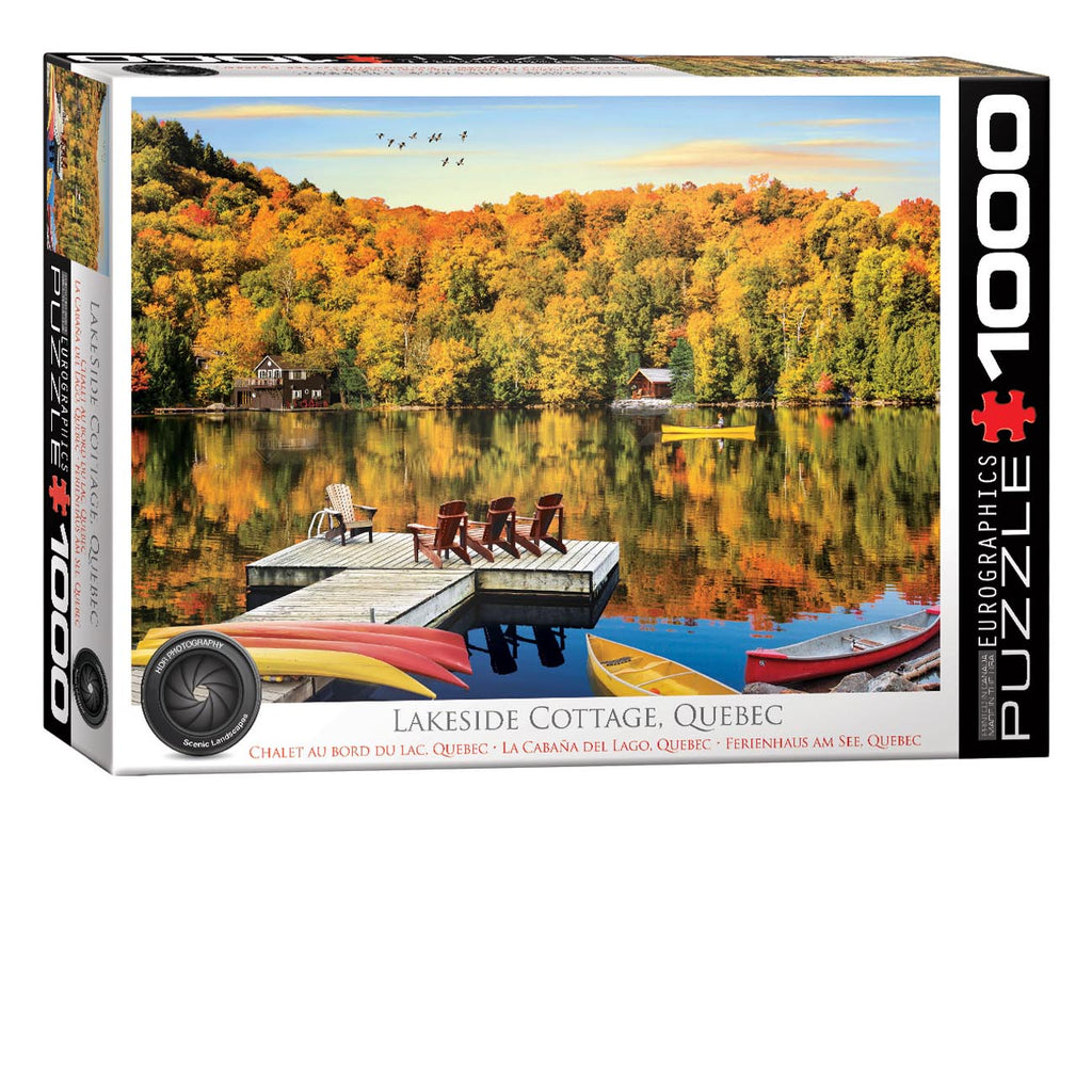 Lakeside Cottage Quebec 1000-Piece Puzzle