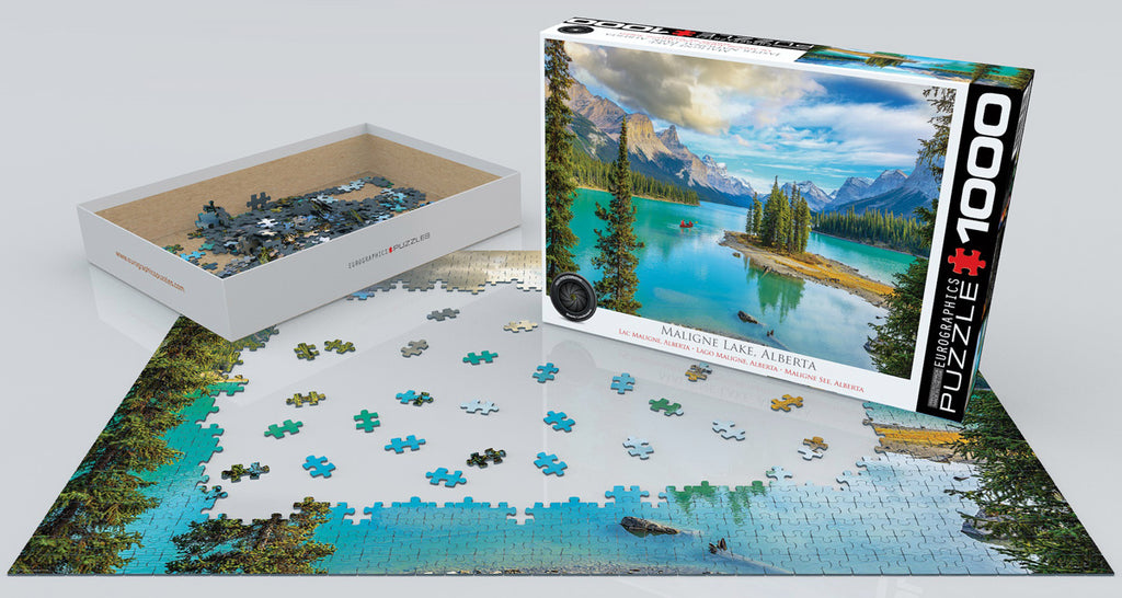 Maligne Lake - Alberta 1000-Piece Puzzle