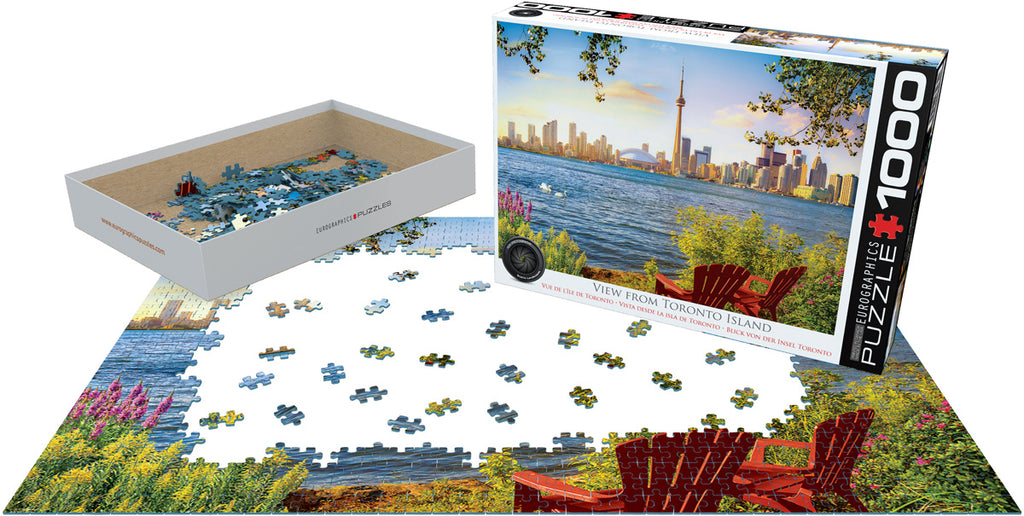 Vue de l'île de Toronto<br>Casse-tête de 1000 pièces