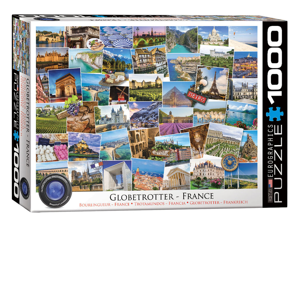 Globetrotter France 1000-Piece Puzzle