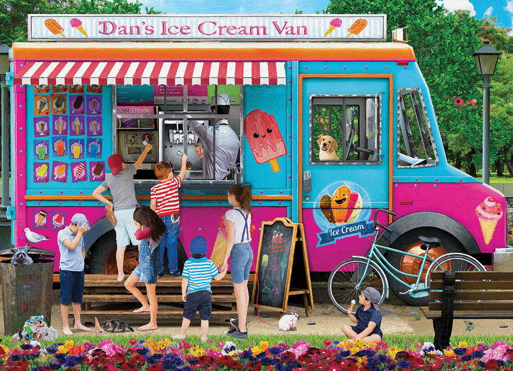Dan's Ice Cream Van 1000-Piece Puzzle