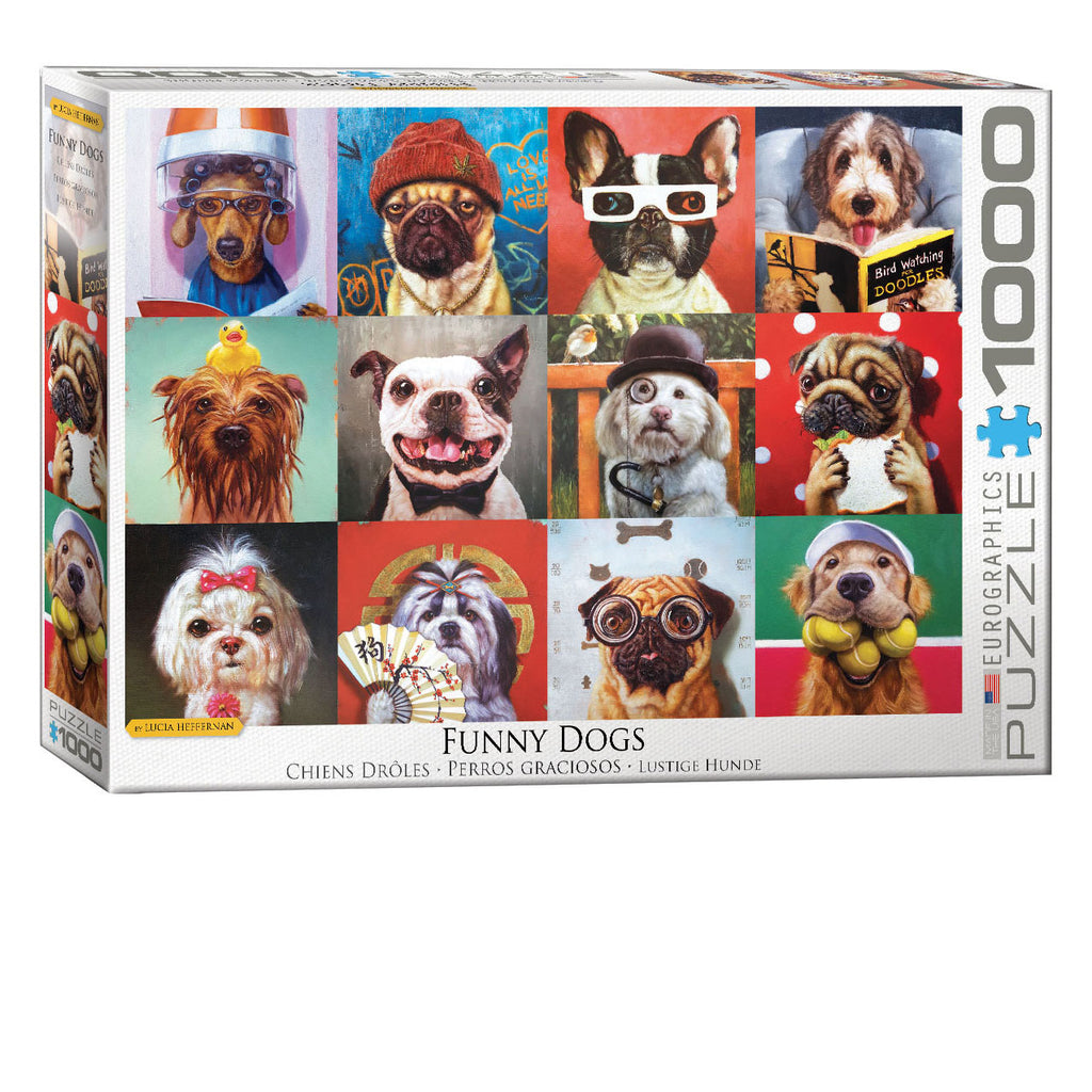 Funny Dogs 1000-Piece Puzzle