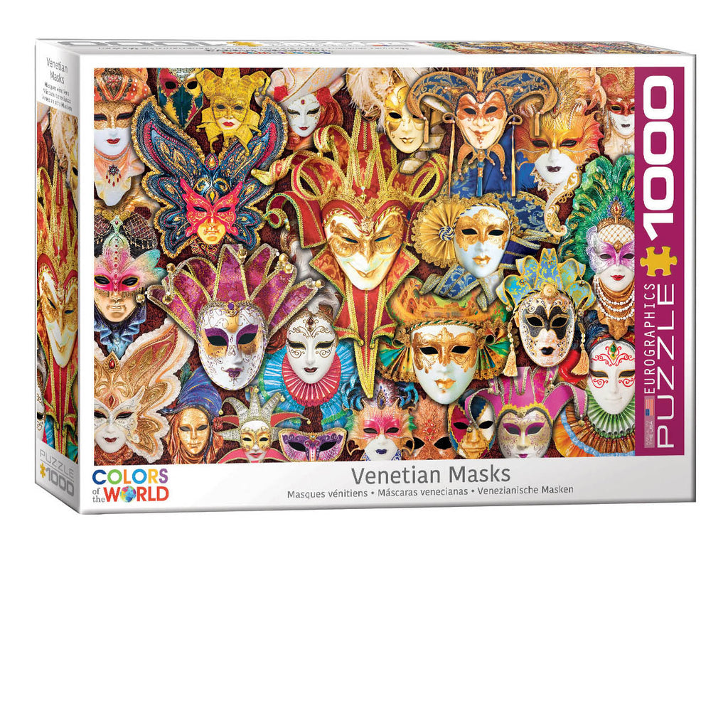 Venetian Masks 1000-Piece Puzzle