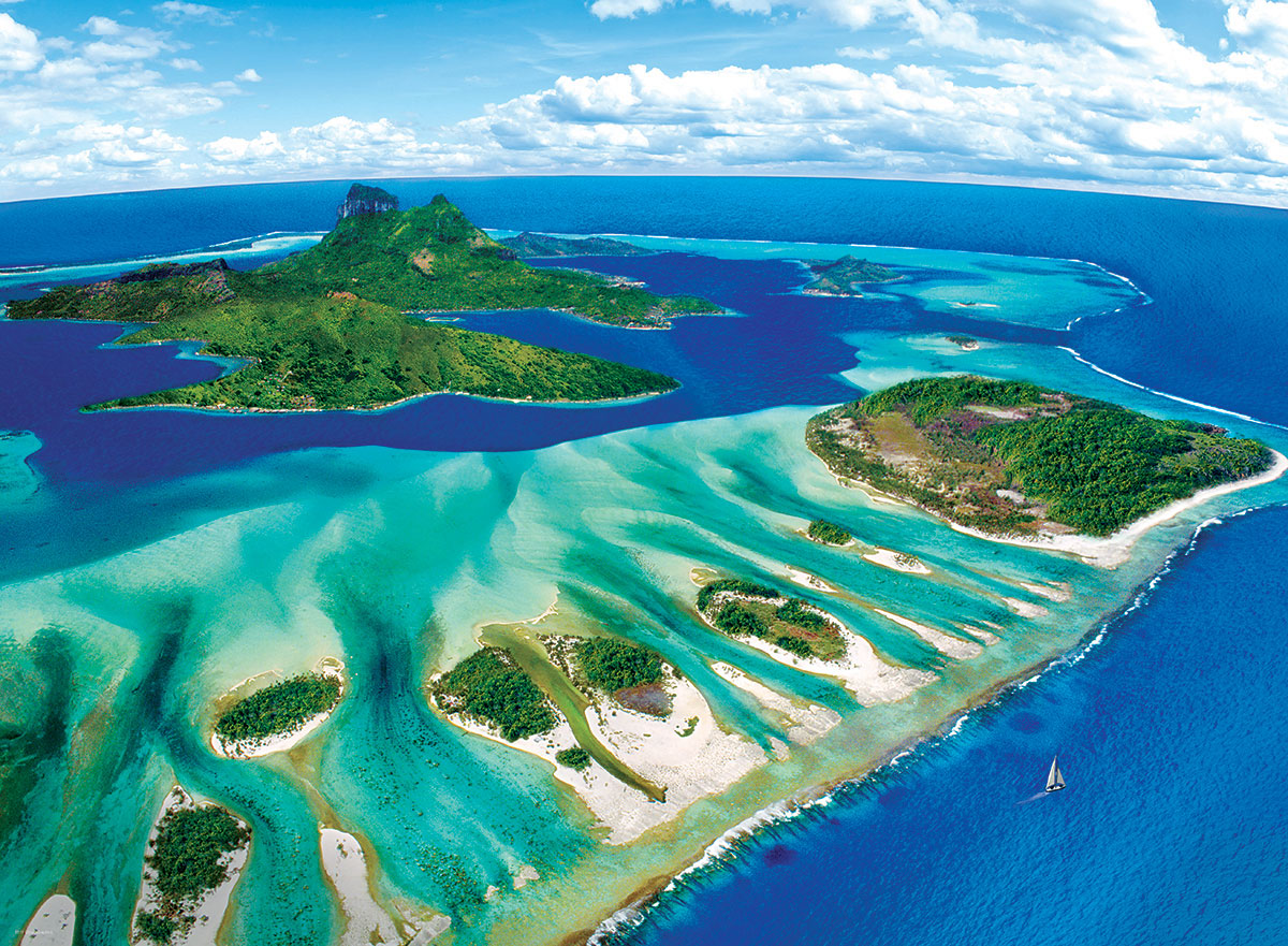 Récif de corail - Bora Bora - Casse-tête de 1000 pièces