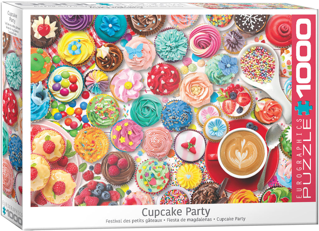 Party de Cupcake<br>Casse-tête de 1000 pièces