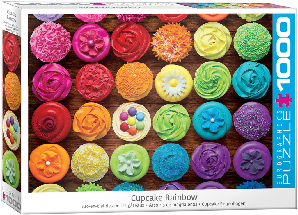 Cupcake Rainbow 1000-Piece Puzzle
