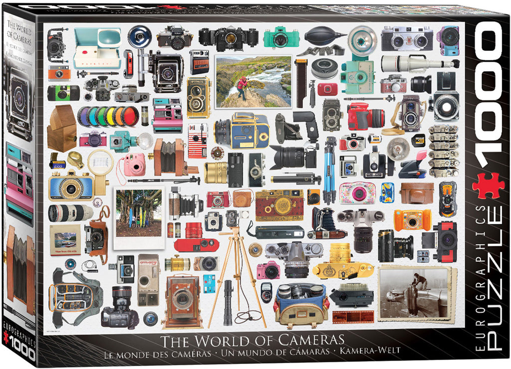 Monde des caméras<br>Casse-tête de 1000 pièces