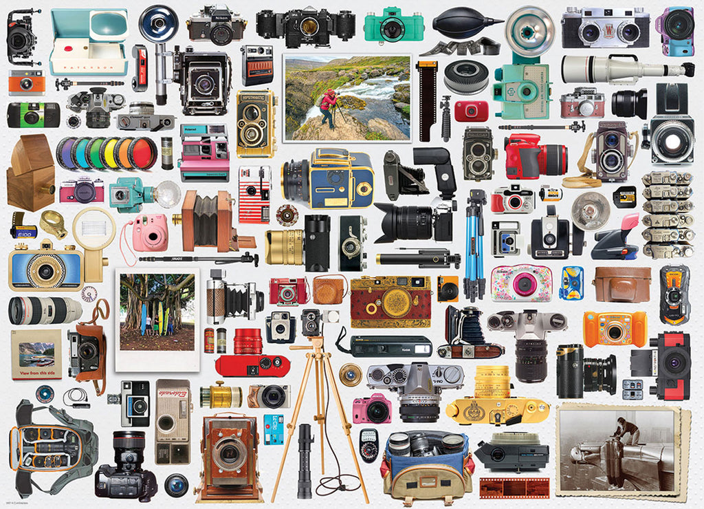 World of Cameras 1000-Piece Puzzle