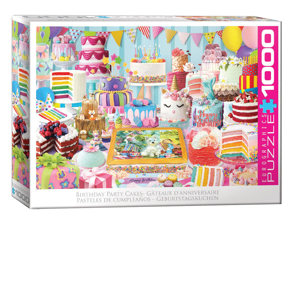Birthday Cake Party 1000-Piece Puzzle