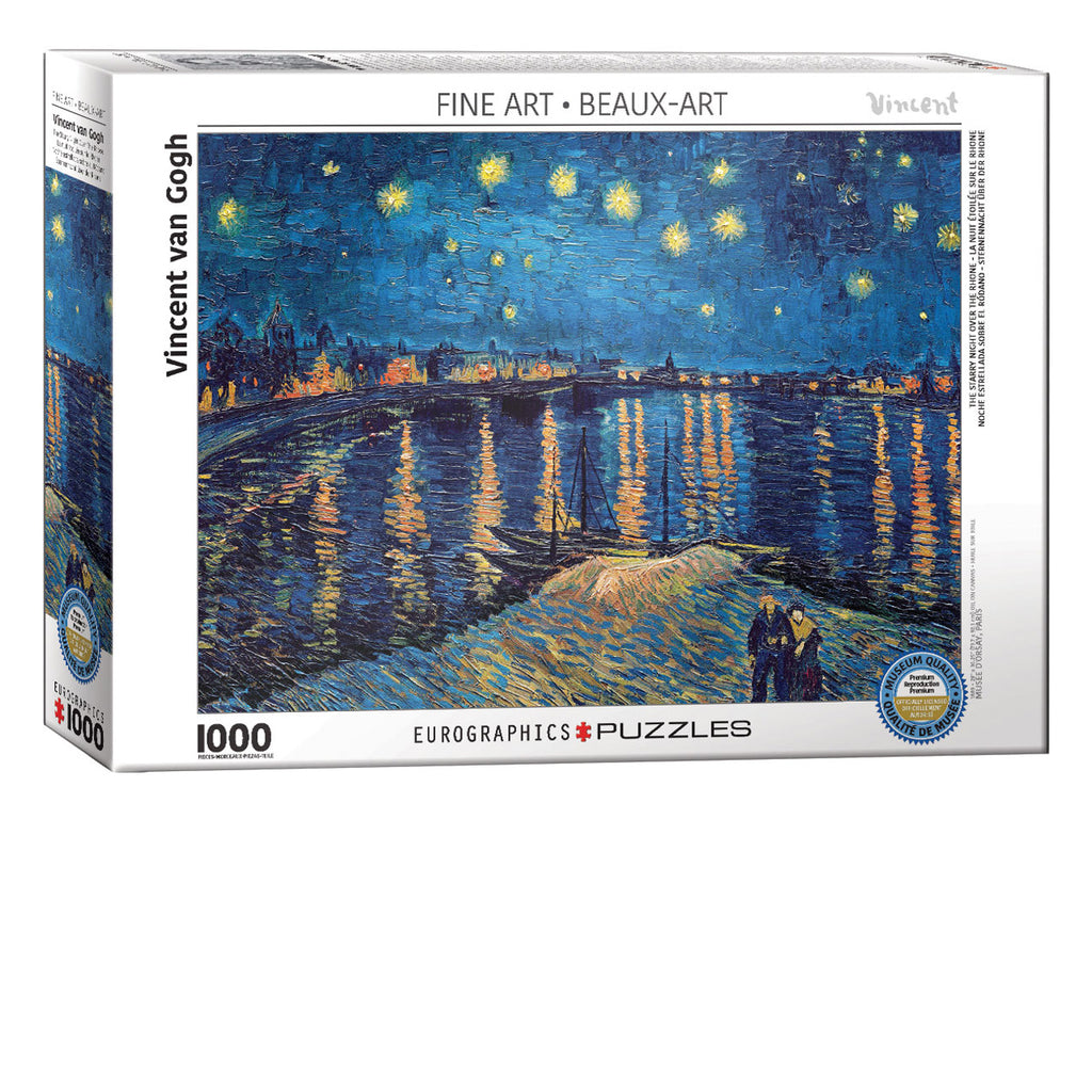 The Starry Night Over The Rhone 1000-Piece Puzzle