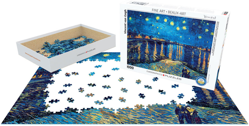 The Starry Night Over The Rhone 1000-Piece Puzzle