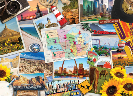 Midwest Road Trip 1000-Piece Puzzle