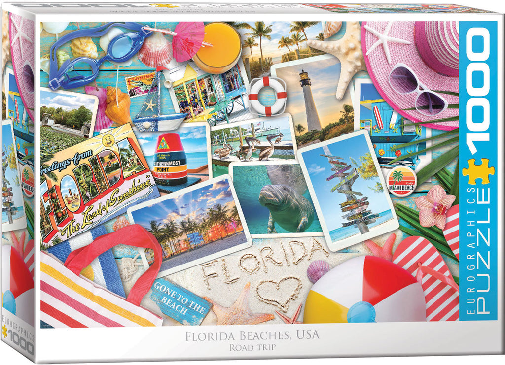 Florida Beach Road Trip 1000-Piece Puzzle