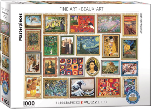 Masterpieces Collage 1000-Piece Puzzle