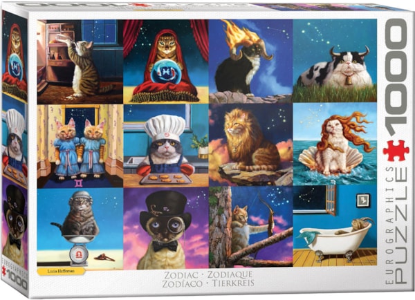 Zodiac Cats 1000-Piece Puzzle