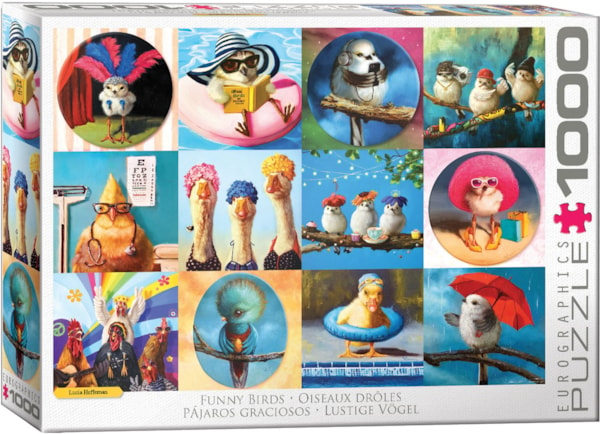 Funny Birds 1000-Piece Puzzle