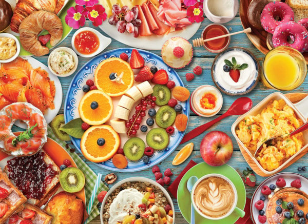 Breakfast Table 1000-Piece Puzzle