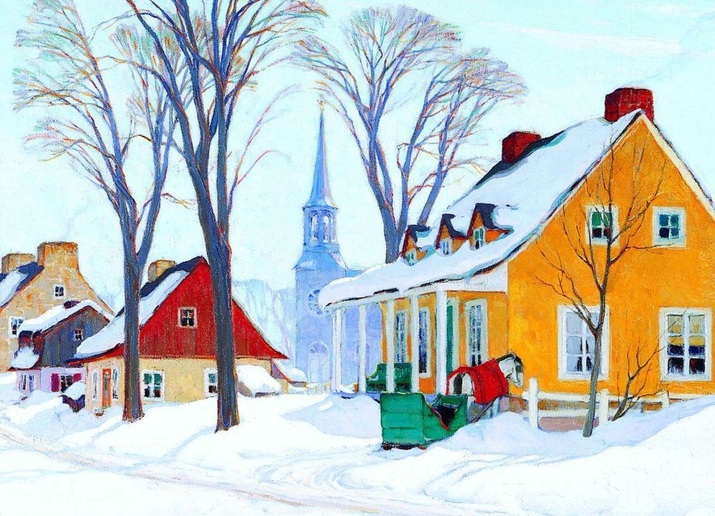 Winter Morning in Baie-St-Paul 1000-Piece Puzzle