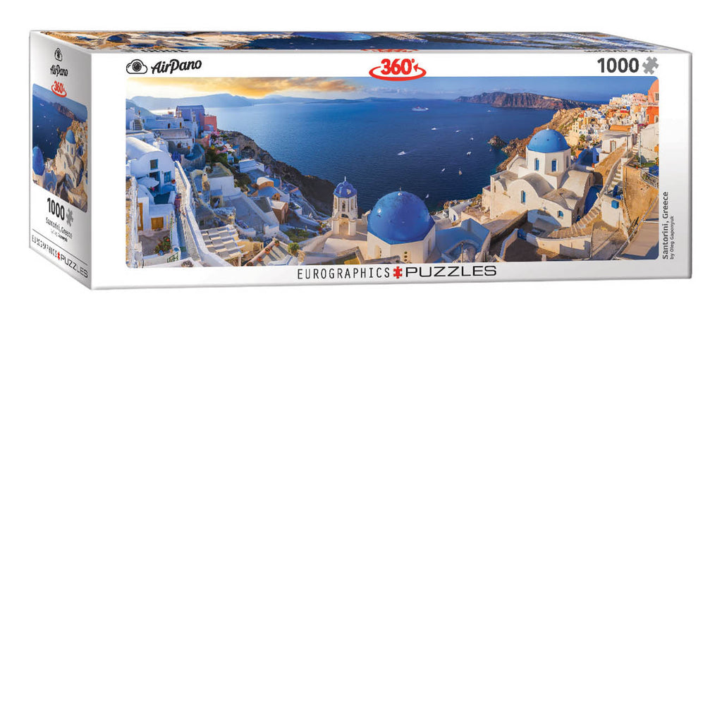 Santorini Panoramic 1000-Piece Puzzle