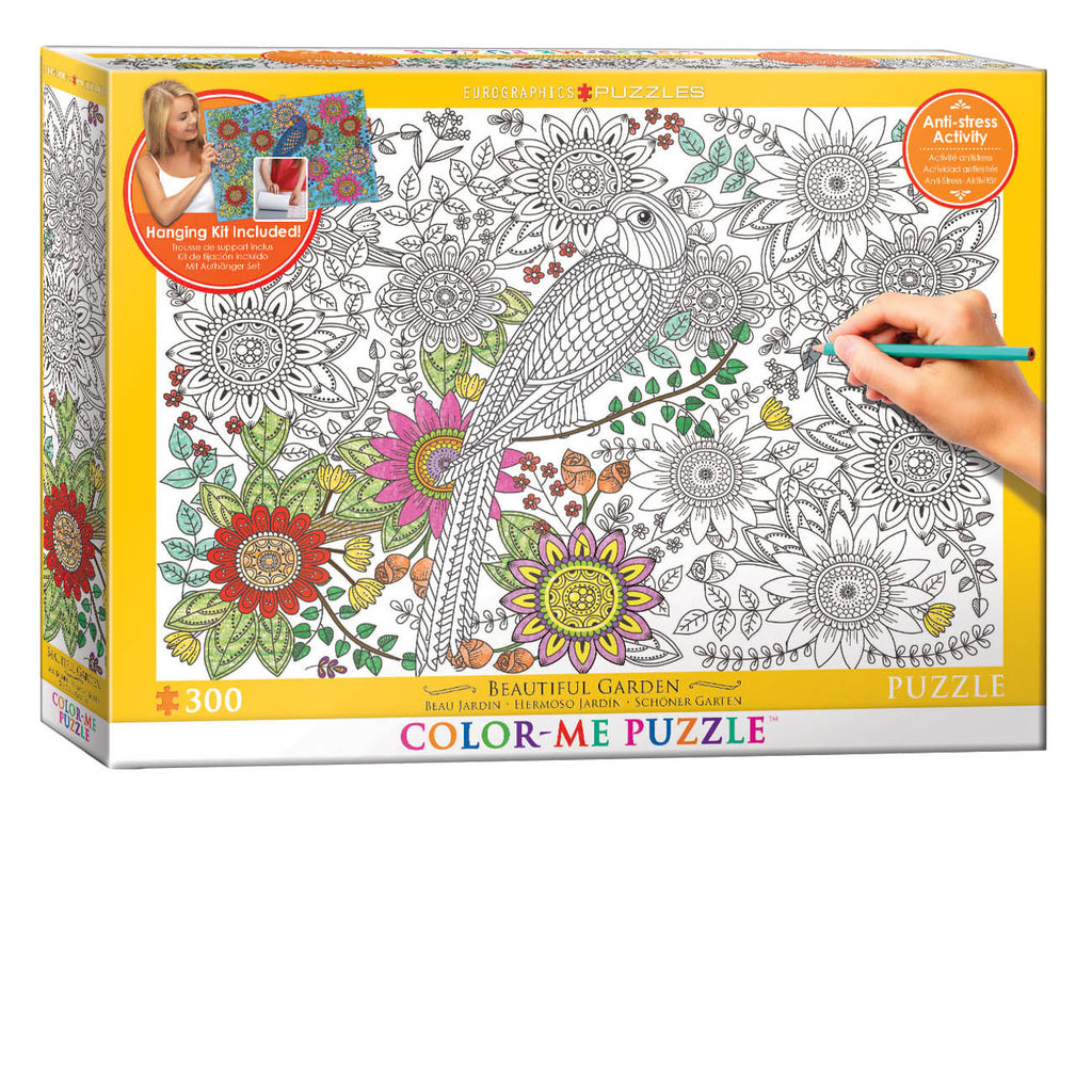 Beautiful Garden - Color-Me 300-Piece Puzzle