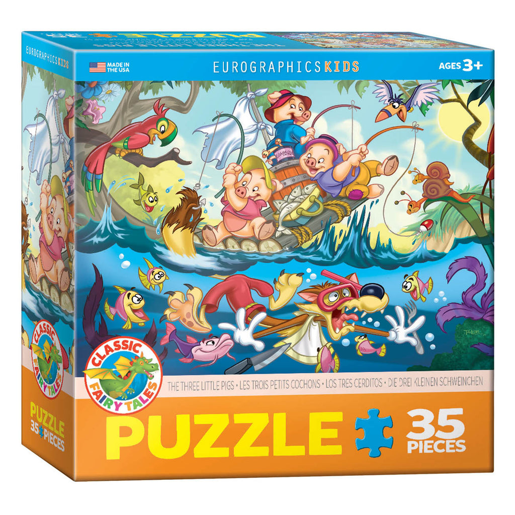 The Three Little Pigs 35-Piece Puzzle