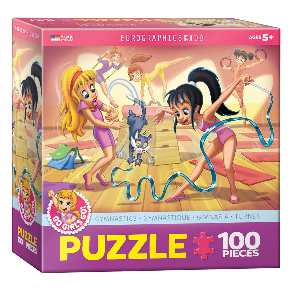 Go Girls Go! Gymnastics 100-Piece Puzzle