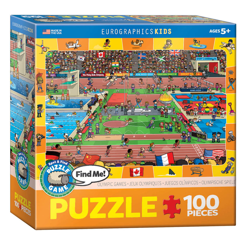 Spot & Find Olympics 100-Piece Puzzle