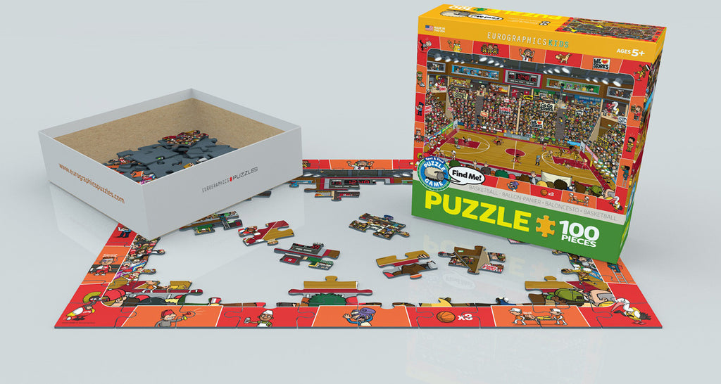 Spot & Find Basketball 100-Piece Puzzle