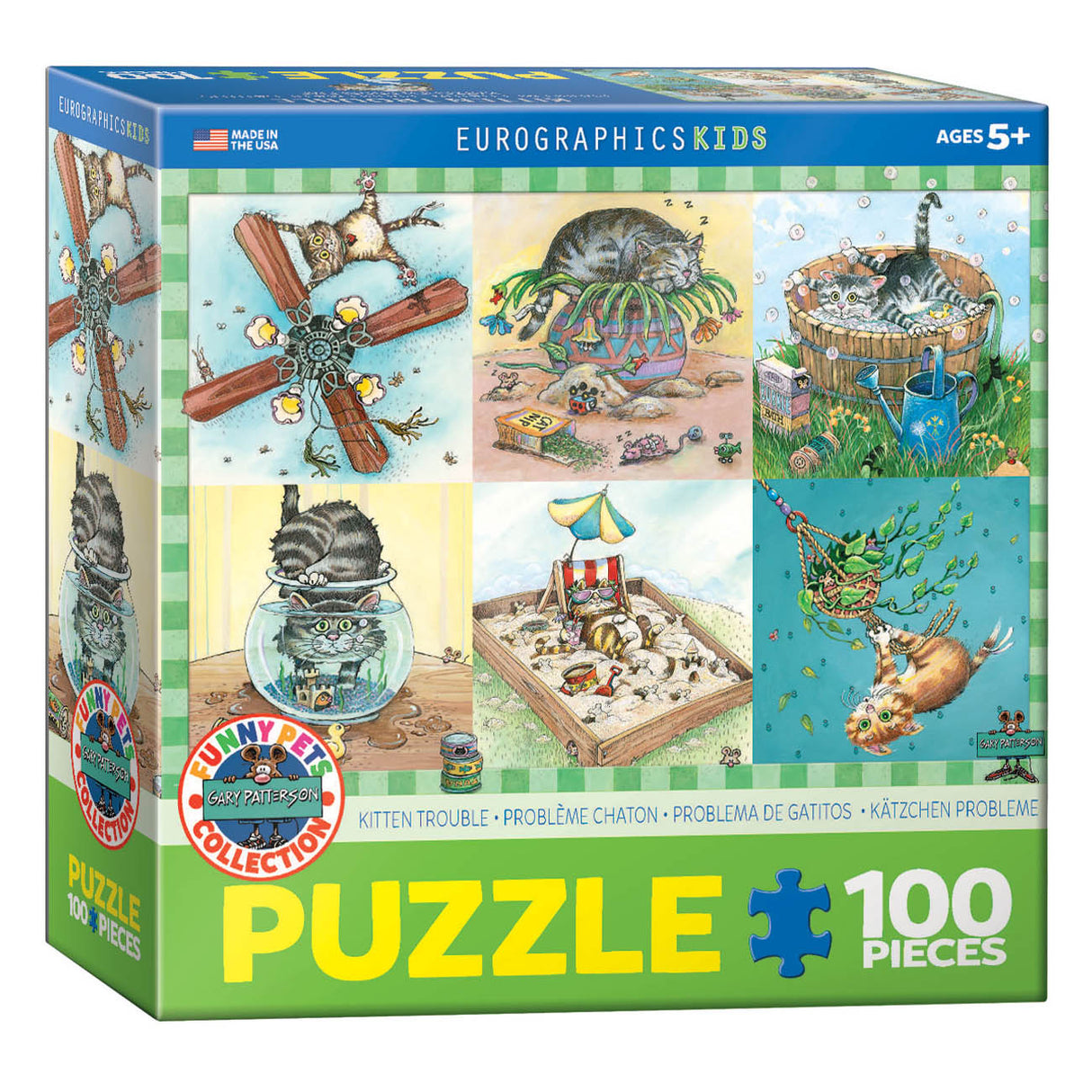 Kitten Trouble 100-Piece Puzzle