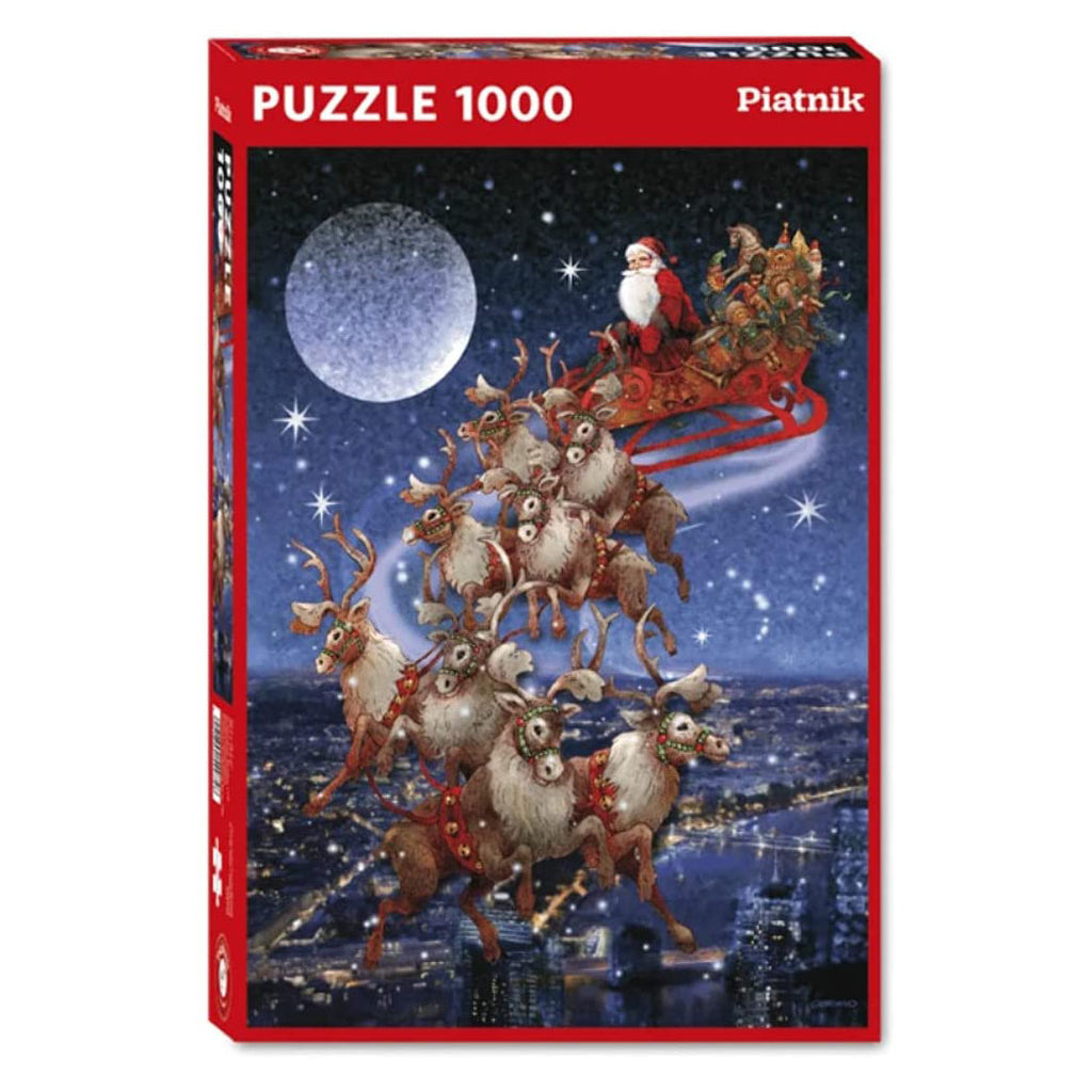 Santa Sleigh 1000-Piece Puzzle