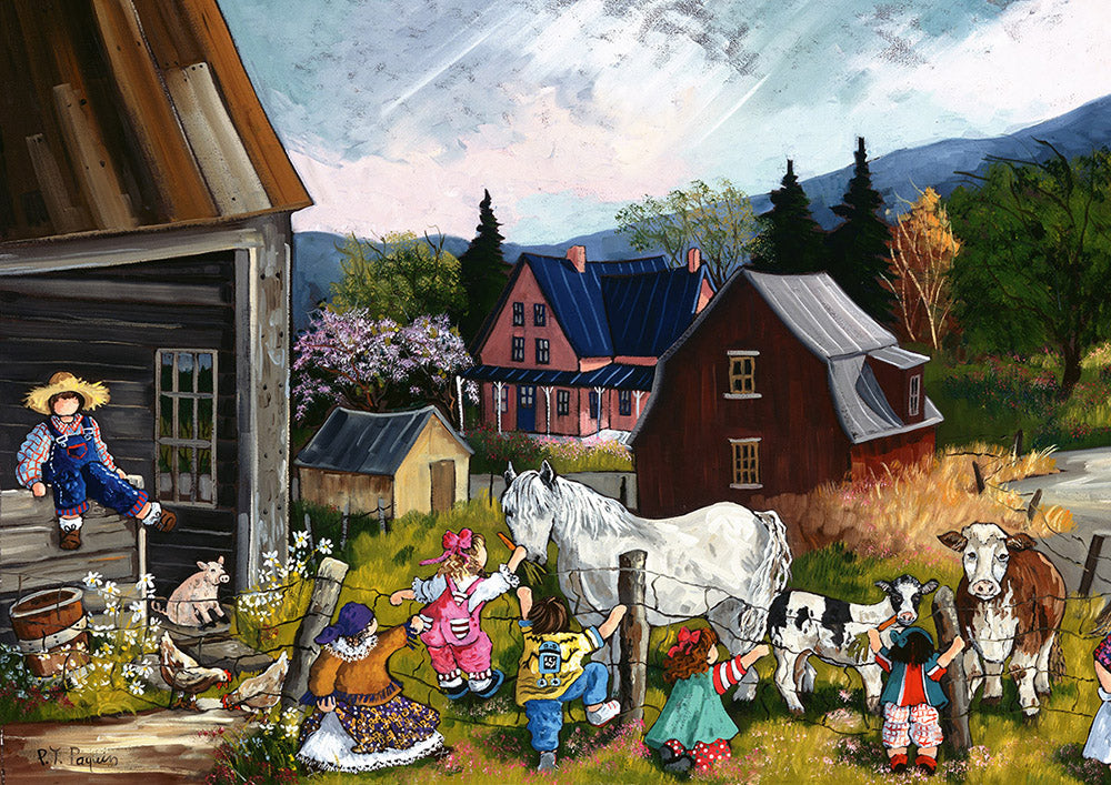 At the Farm 1000-Piece Puzzle
