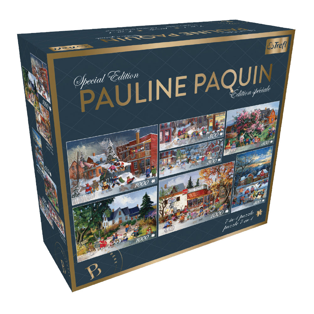 7 en 1 Pauline Paquin<br>Casse-tête de 300-500-1000 pièces