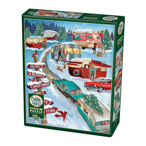 Christmas Campers 1000-Piece Puzzle