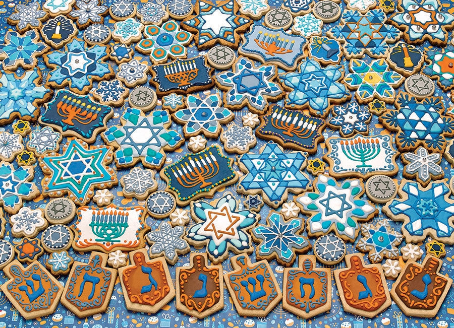 Hanukkah Cookies 1000-Piece Puzzle OLD BOX