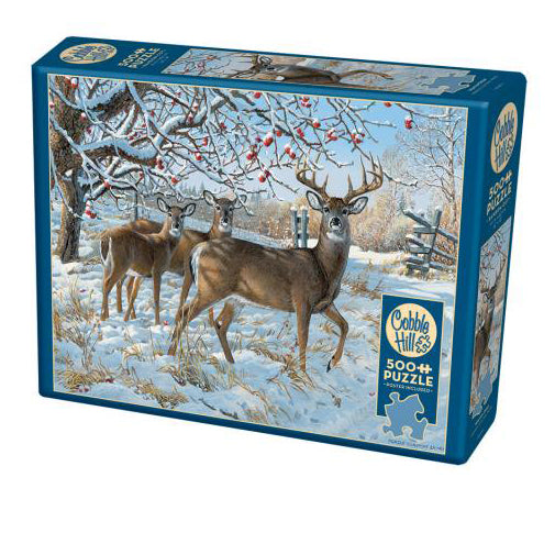 Winter Deer 500-Piece Puzzle