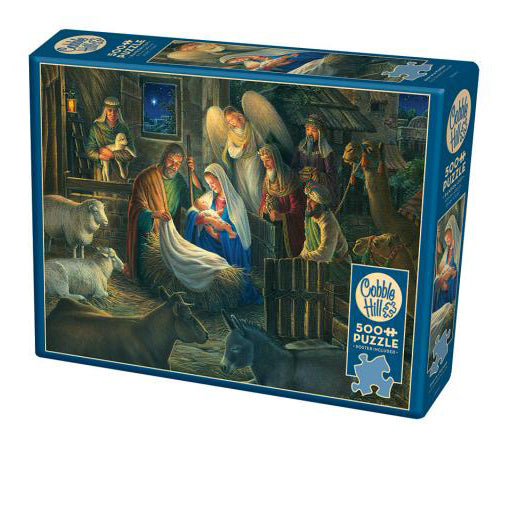 Away in a Manger 500-Piece Puzzle OLD BOX