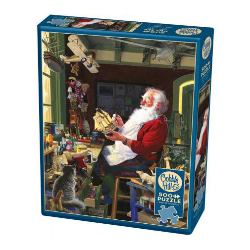 Santa's Workbench 500-Piece Puzzle OLD BOX