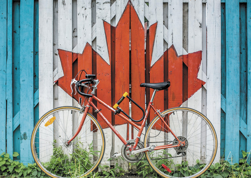 Le Canada à vélo<br >Casse-tête de 500 pièces