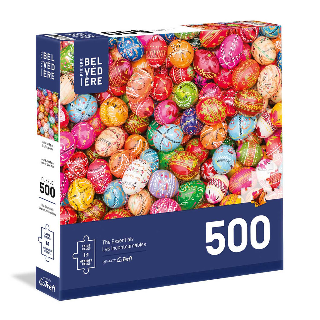 Colorful Eggs 500-Piece Puzzle