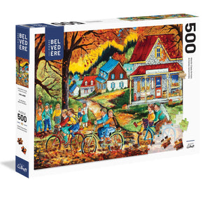 A Race with Friends 500-Piece Puzzle