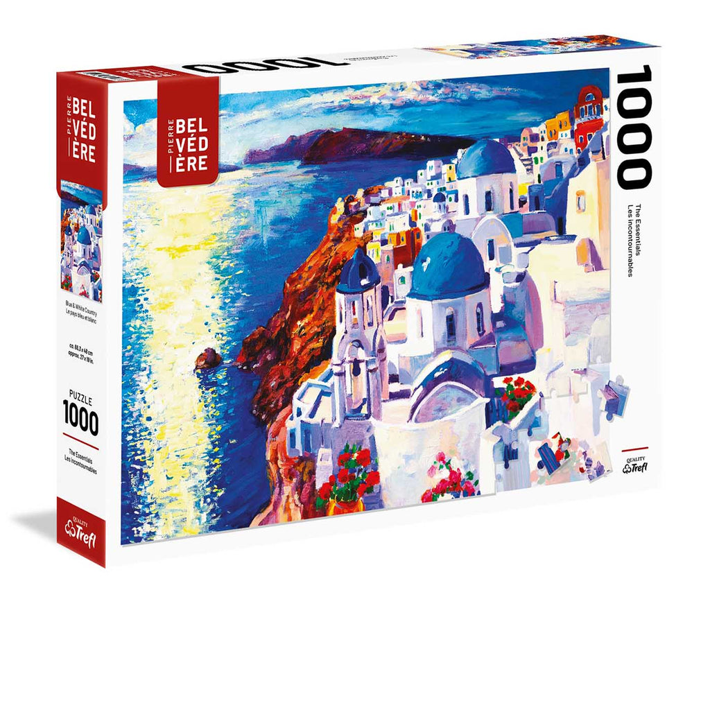 Blue & White Country 1000-Piece Puzzle
