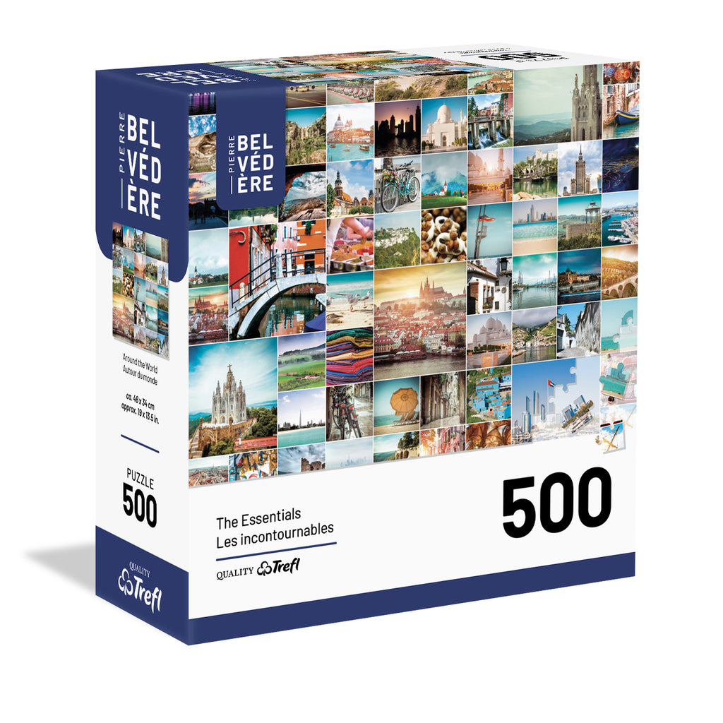 Around The World 500-Piece Puzzle