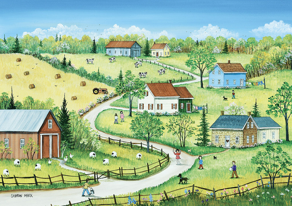 Country Summer 500-Piece Puzzle