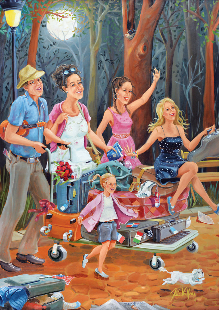 Travelling Family 1000-Piece Puzzle