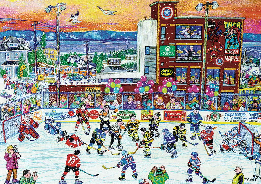Hockey sur glace à Rivière-du-loup<br>Casse-tête de 1000 pièces